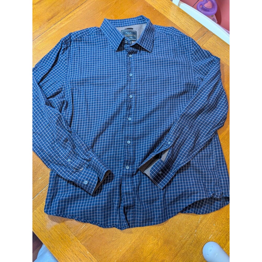 Jos. A. Bank Reserve Men’s XXL Tailored Fit Button Down Shirt Cotton Cashmere...
